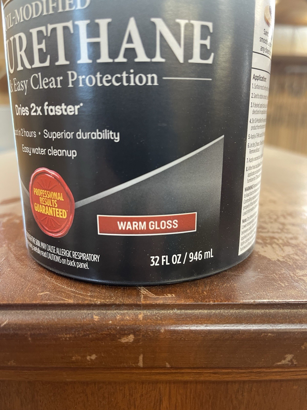 Quart Minwax Oil-Modified Polyurethane/ Warm Gloss