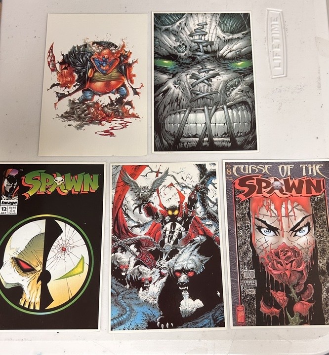1997 Spawn Postcard SET OF 5 Todd McFarlane