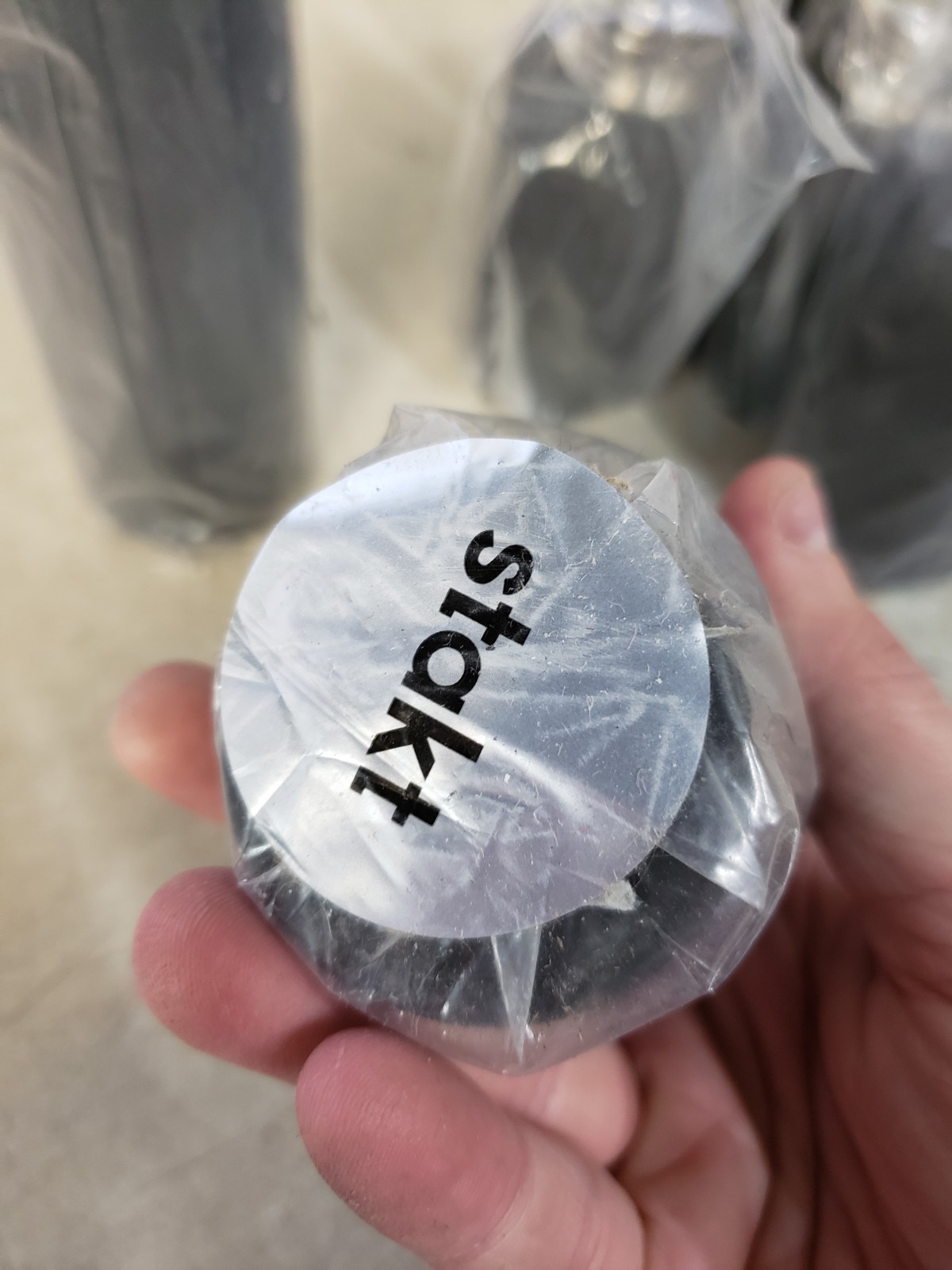 Stakt Weights Grey Adjustable Hand Weight Set for Flex Workouts