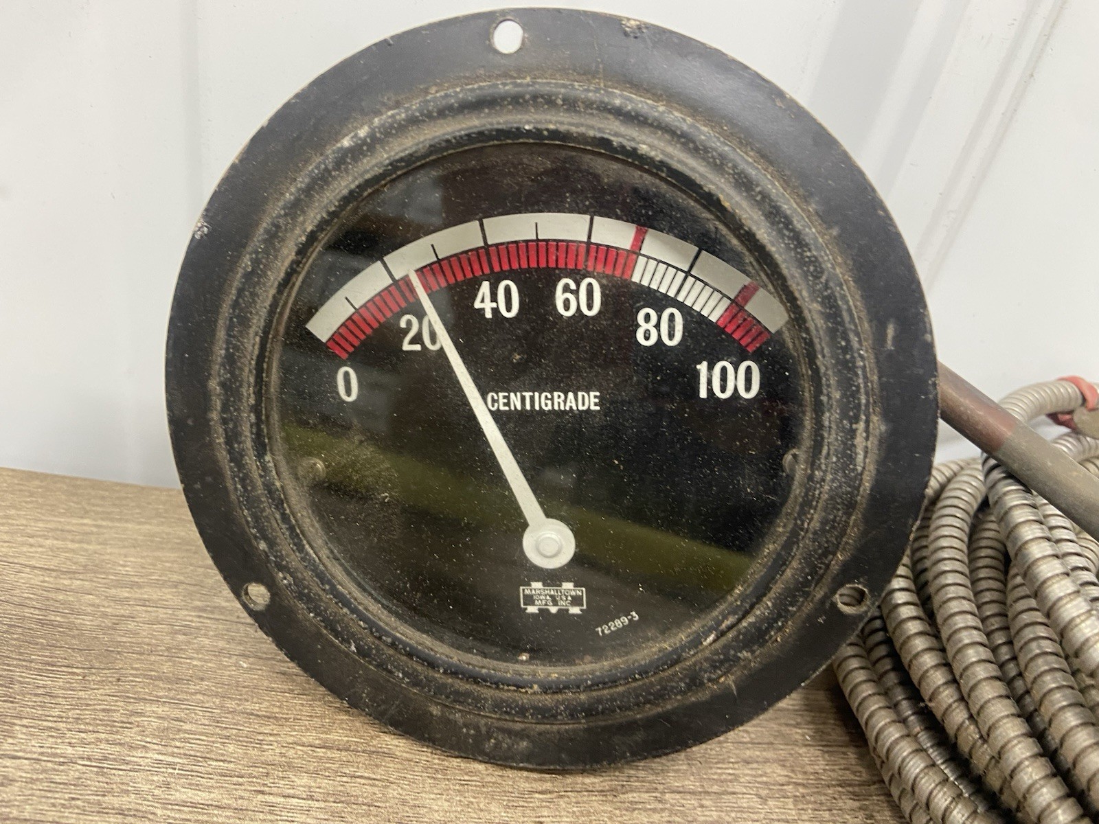 MARSHALL TOWN TEMPERATURE GAUGE 0-150 CENTIGRADE 72289-3