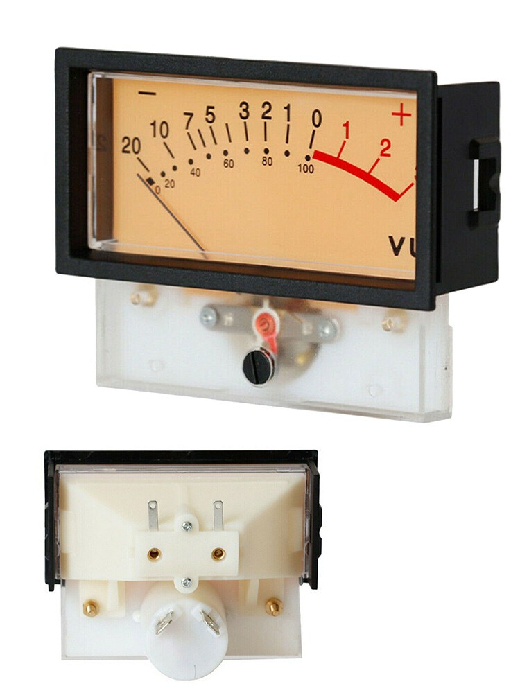 VU Panel Meter TN-73 High Precision VU Meters Header DB Meter Level Audio New5xH