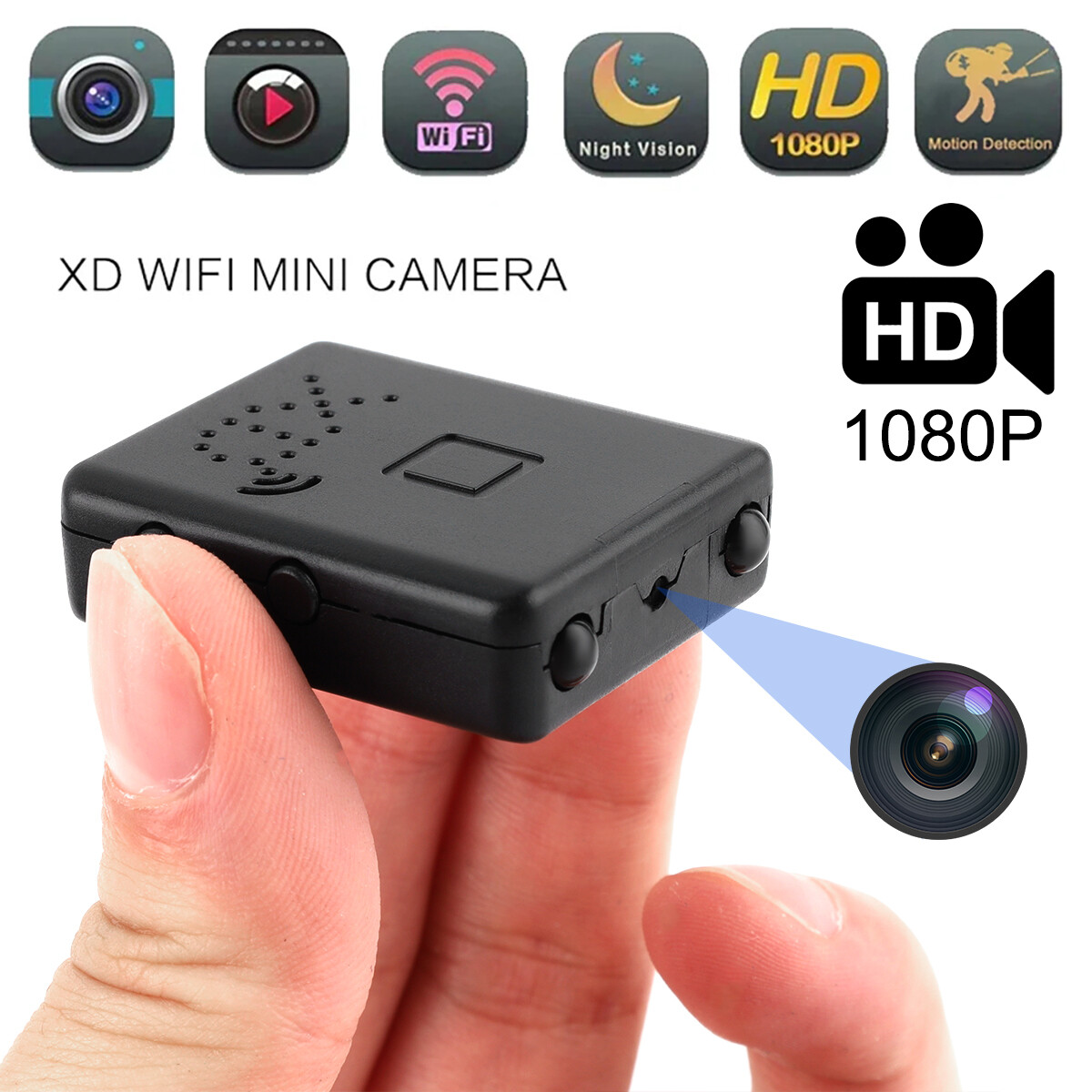 Mini Micro HD 1080P Camera Audio Video Recording Night Vision 1080P Security Cam