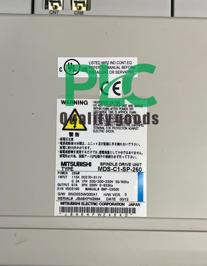 MDS-C1-SP-260 1PCS NEW Mitsubishi MDS-C1-SP-260 Quality assurance  Fast delivery