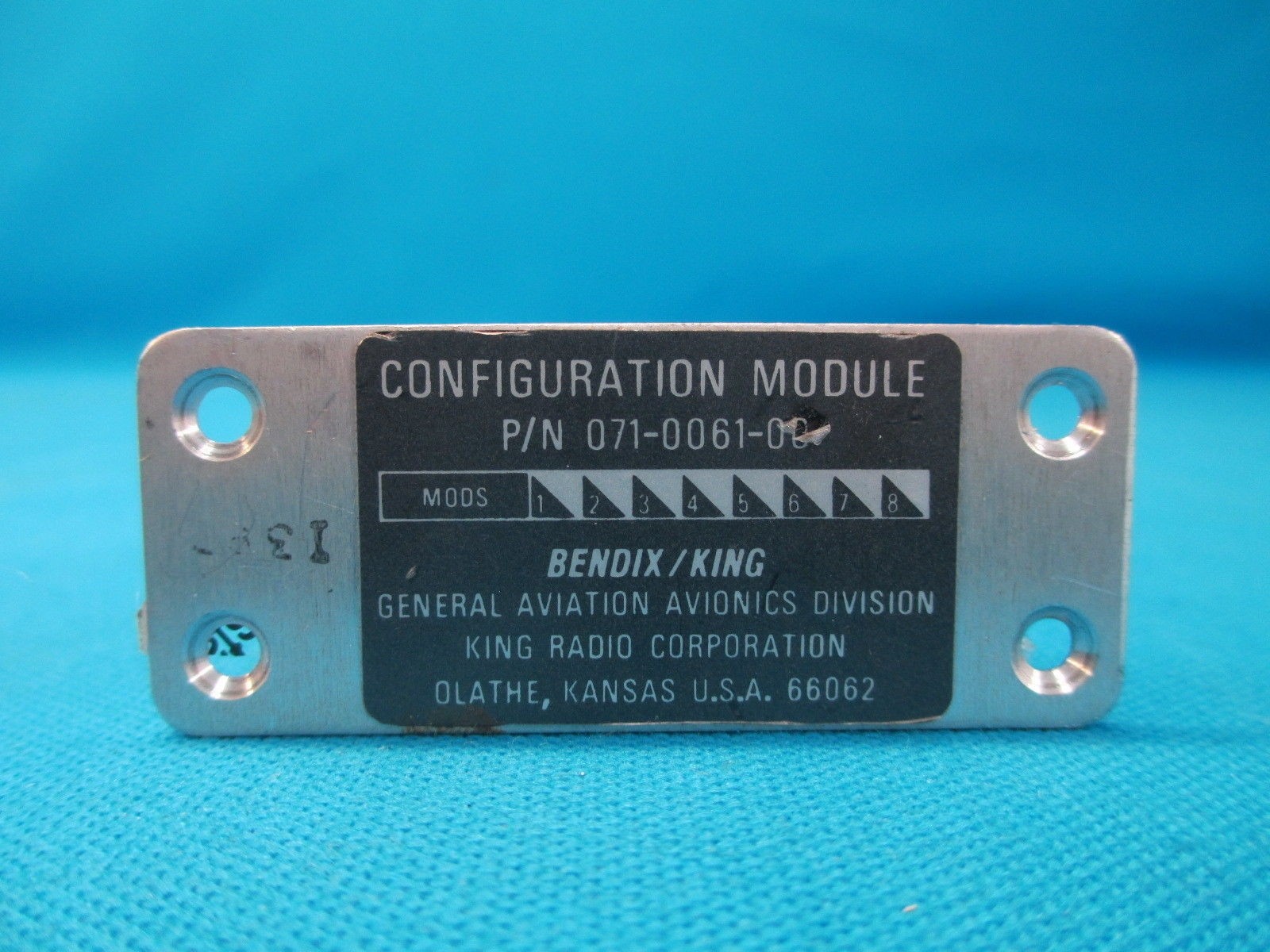 Used Bendix / King Configuration Module P/N: 071-0061-00 Beechcraft 200 (12671)
