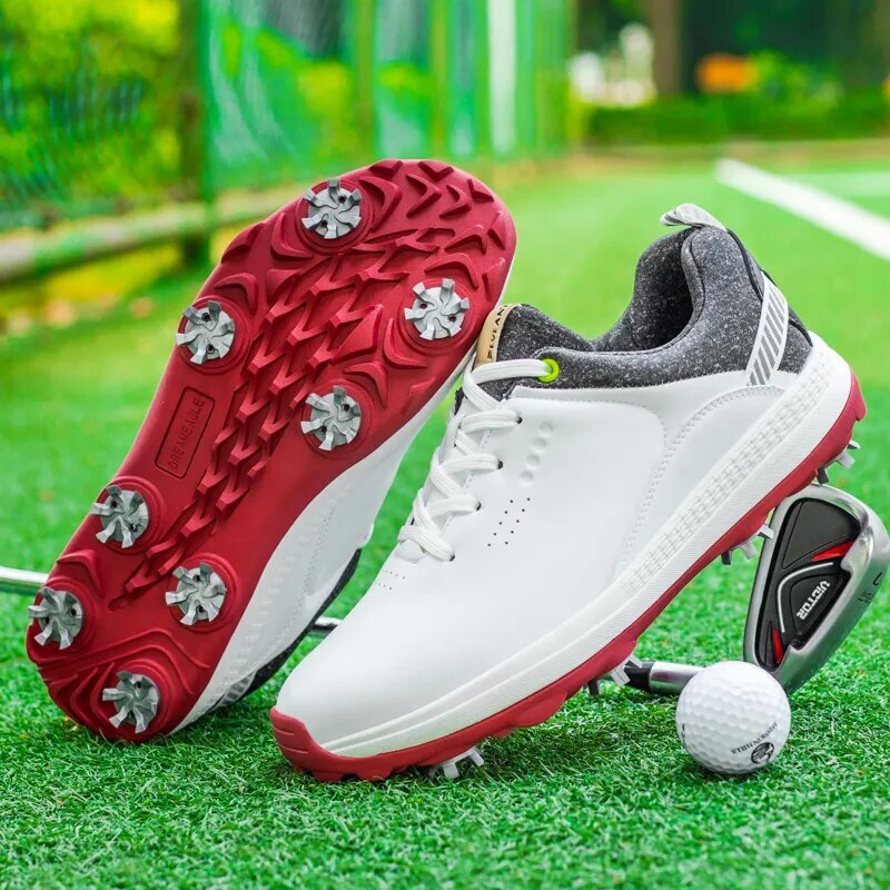 Professional Golf Shoes Spikes Men Comfortable Waterproof Golf Training Sneakers