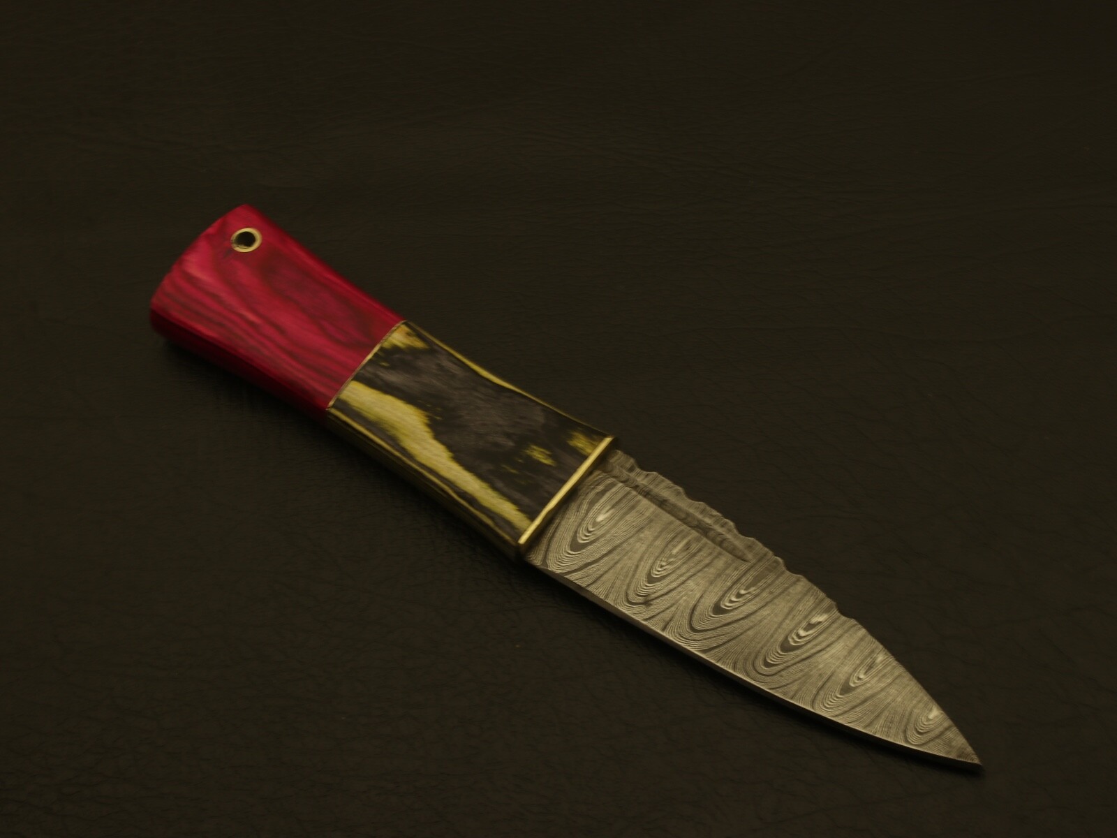 8 inches Celtic Scottish Dirk SGIAN DUBH DAGGER Bone Handle Knife.