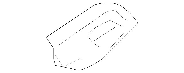 Genuine Nissan Roof Luggage Carrier Side Rail Cap 73870-ZL20B
