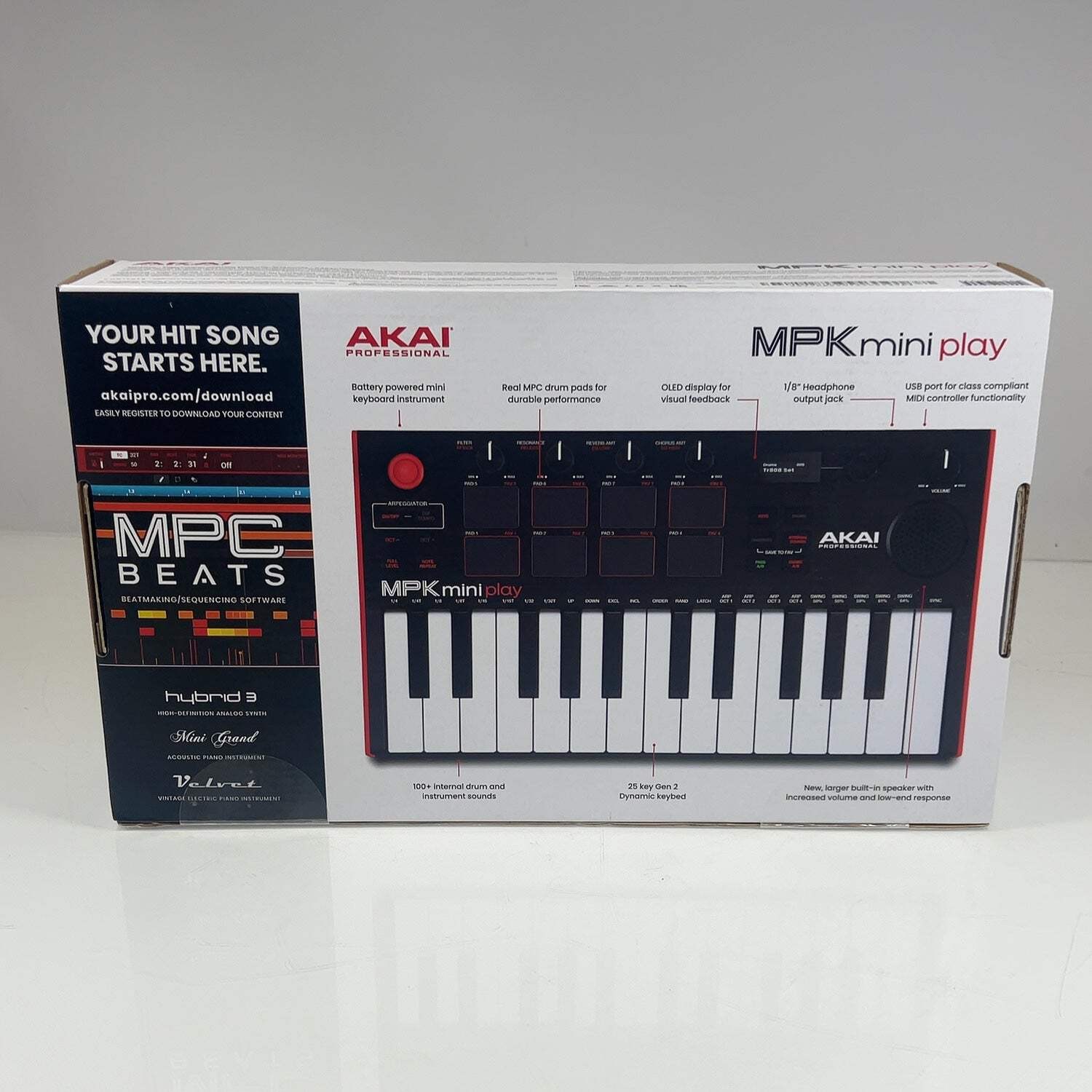 New Akai Professional MPK Mini Play Mini Controller Keyboard AK3