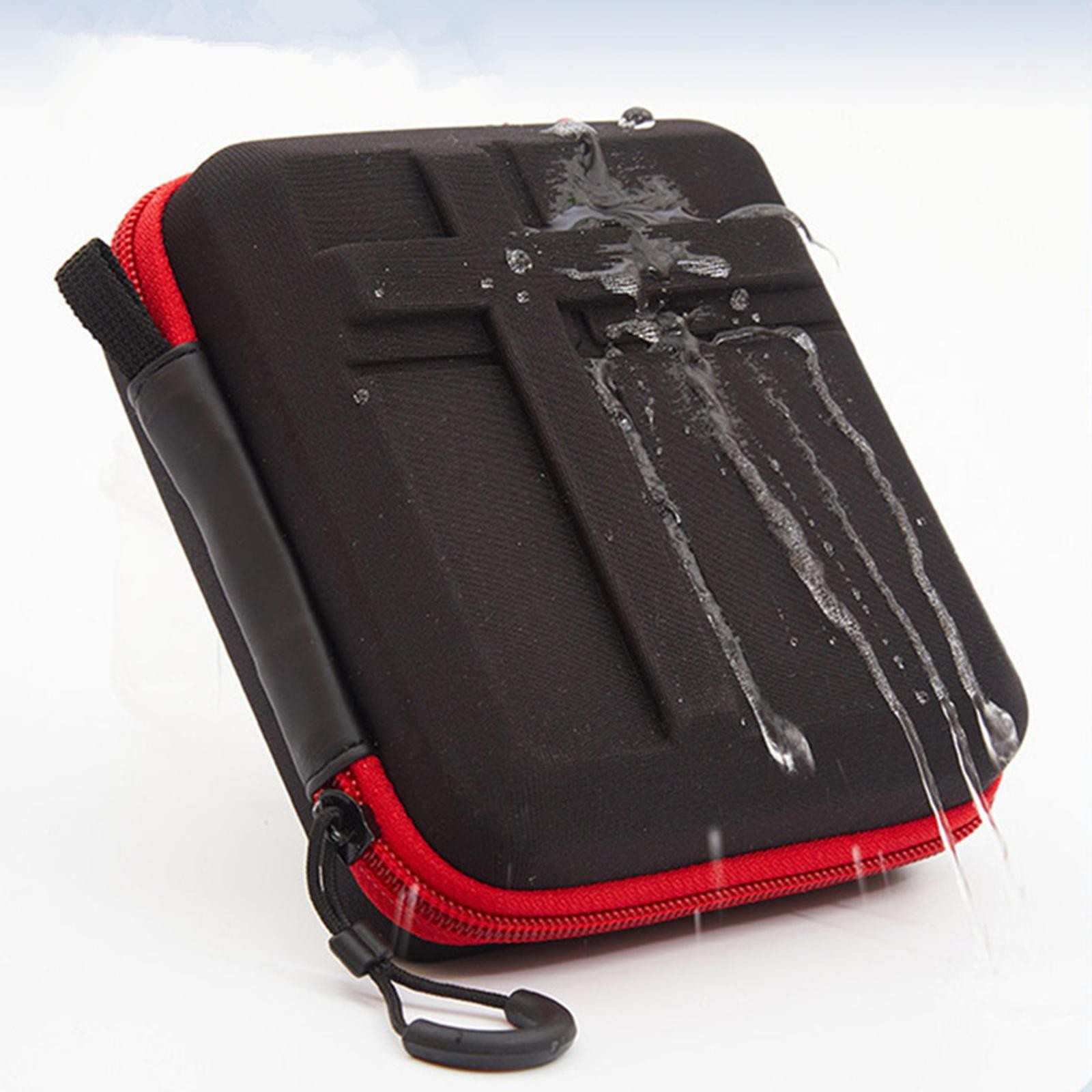 8 Slots Camera Lens Filter Protective Storage Case Pouch Bag Wallet W/ Strap y