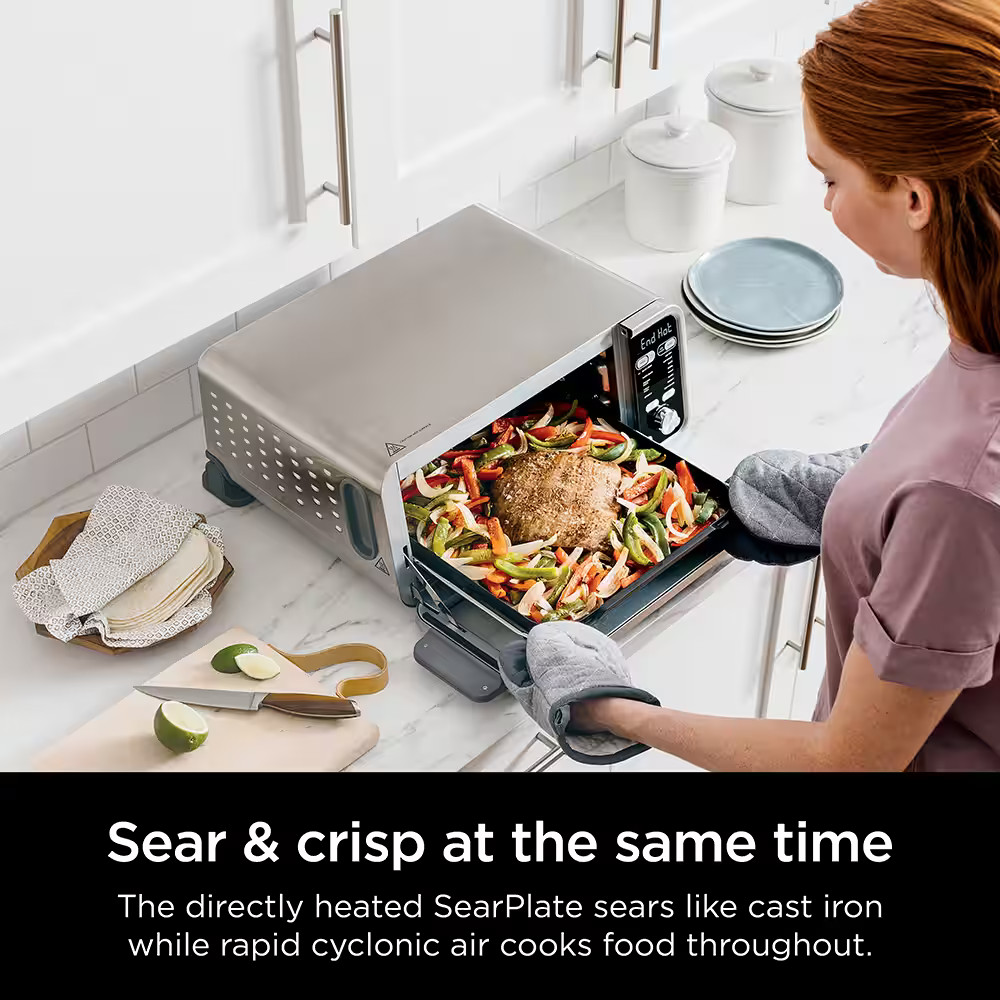 Ninja SP301 Dual Heat Air Fry Countertop 13-in-1 Oven with Extended Height, XL