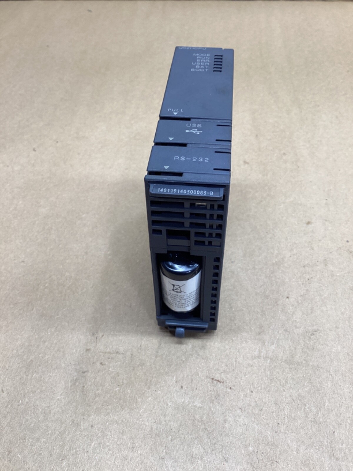 Mitsubishi Q02HCPU PLC CPU Control Unit USB RS-232 #118L18