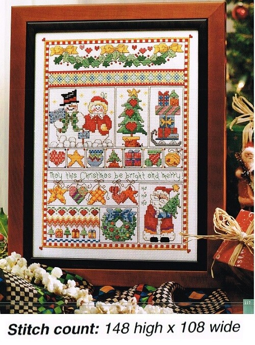 CHRISTMAS SAMPLER  CROSS STITCH PATTERN  ONLY  -   #994