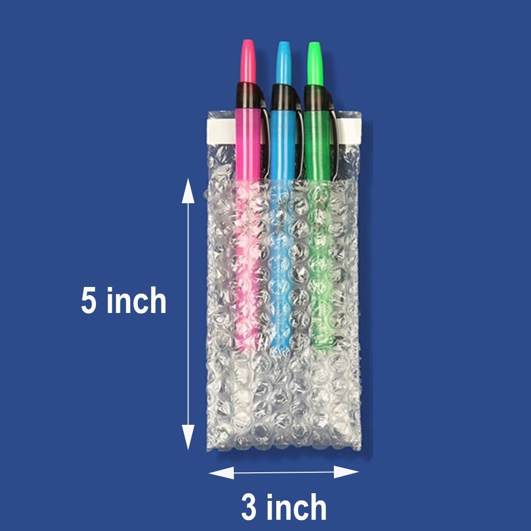 3x5" Self Sealing Bubble Out Bags Protective Wrap Pouches - 300 pack