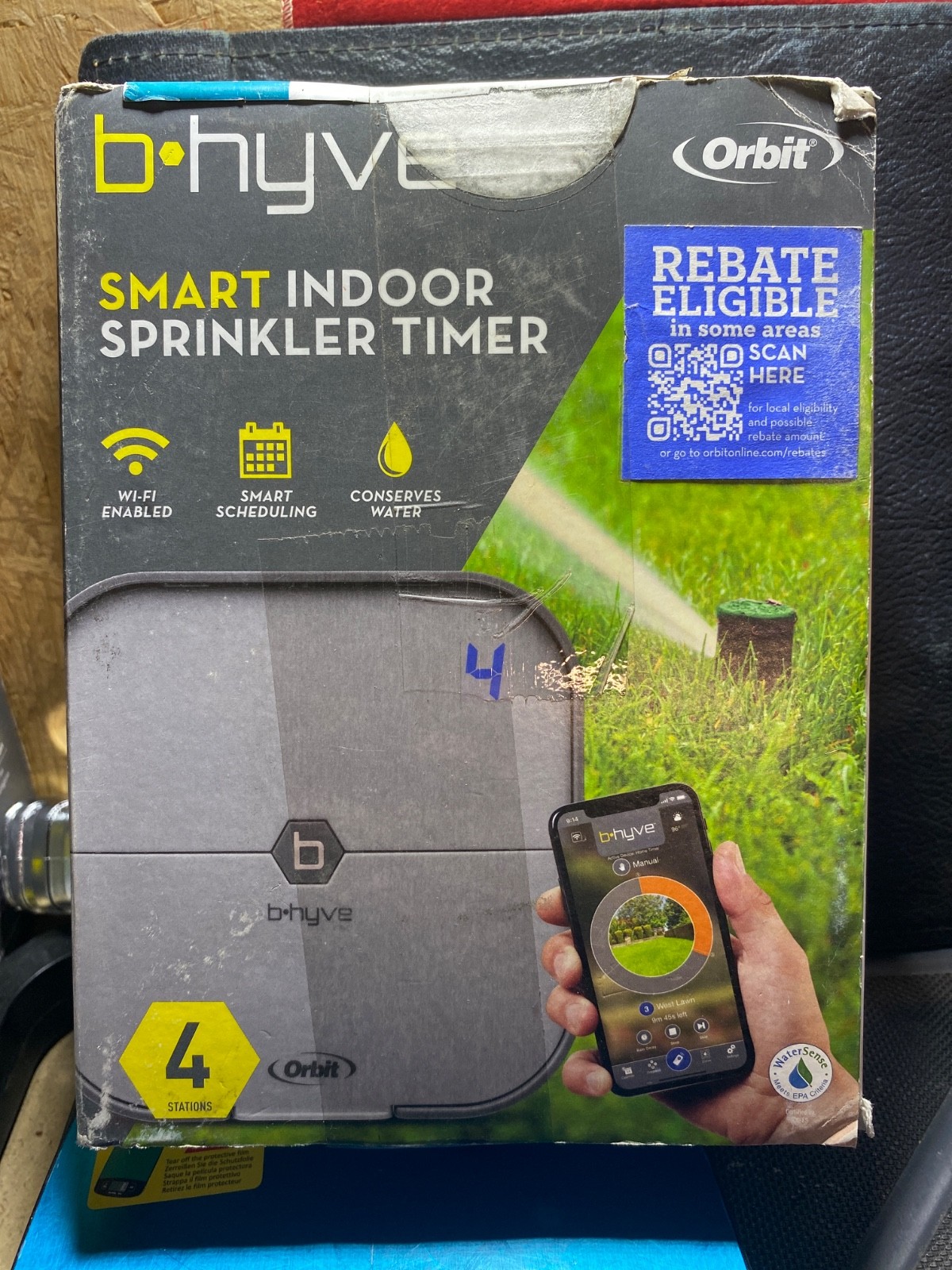Orbit 4-Zone B-hyve Smart Wi-Fi Indoor Timer - Open Box