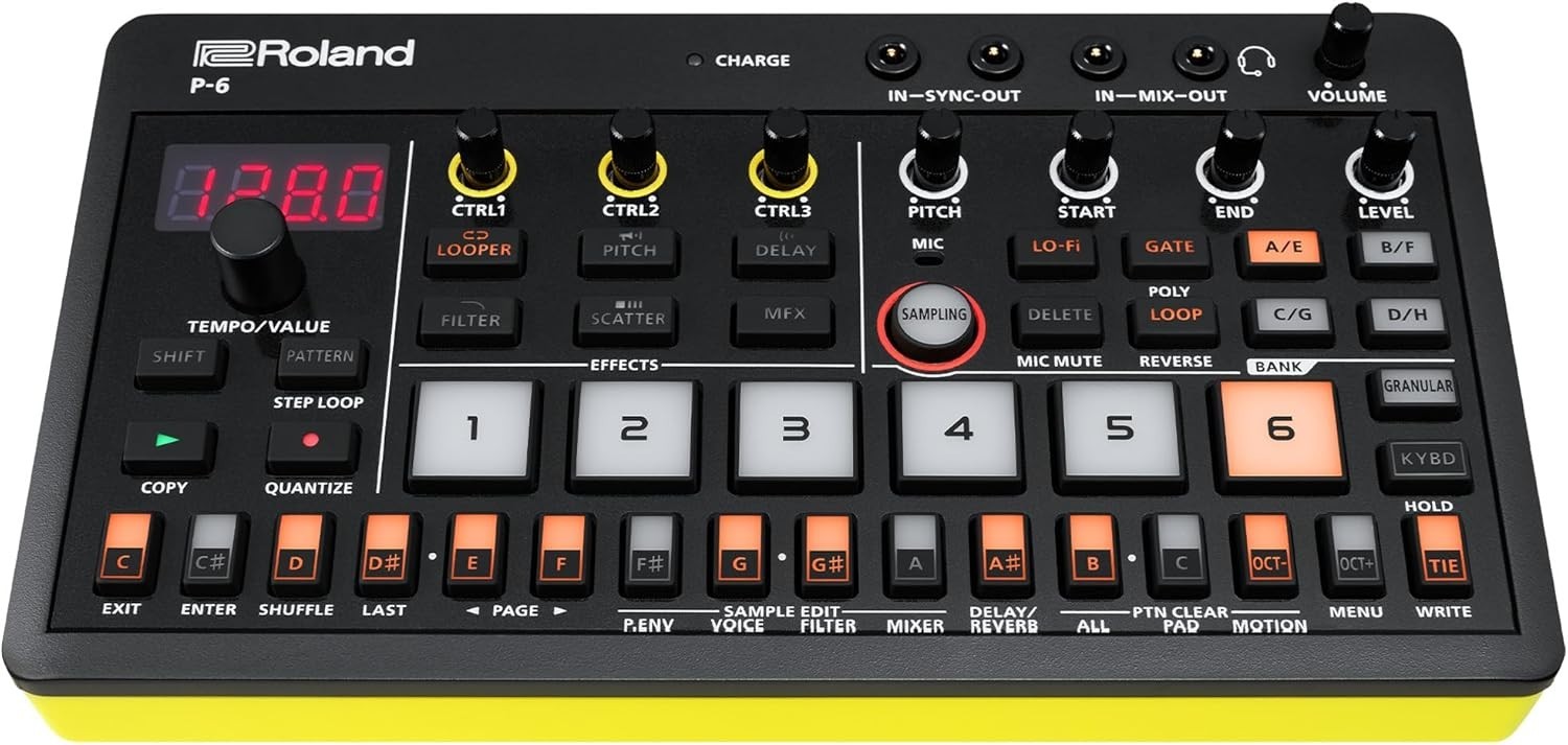 Roland AIRA Compact P‑6 Creative Sampler Brand New