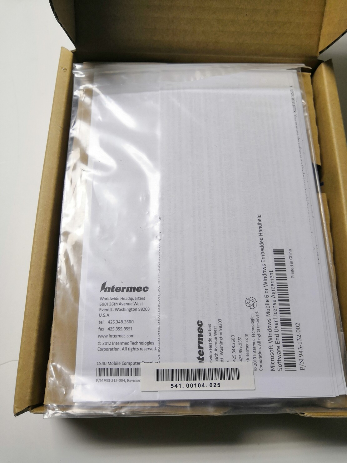 Intermec CS40 Handheld Mobile Computer Alphanumeric Imager Wifi Bluetooth - New