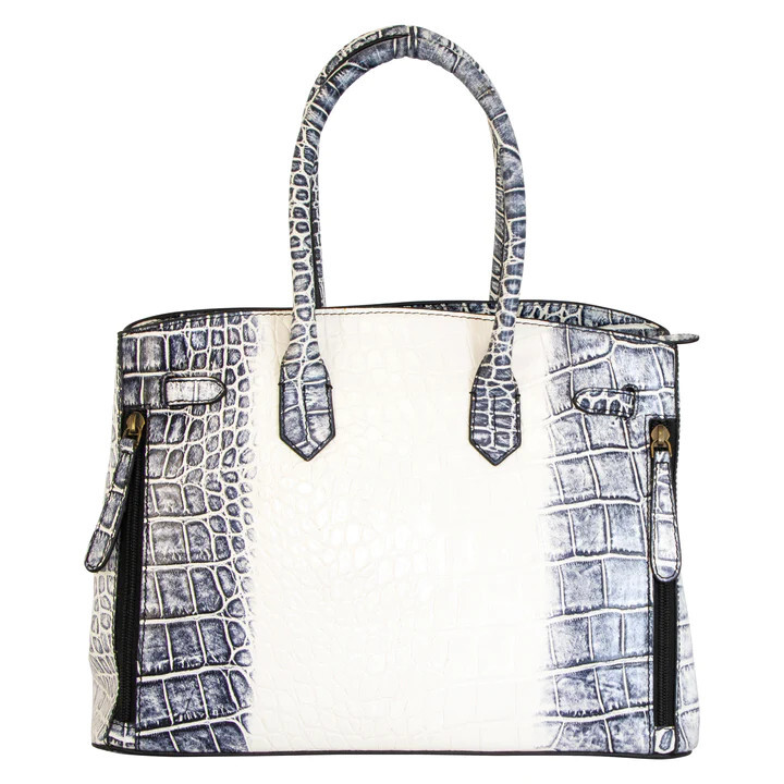 S & W Croco Leather CCW Handbag