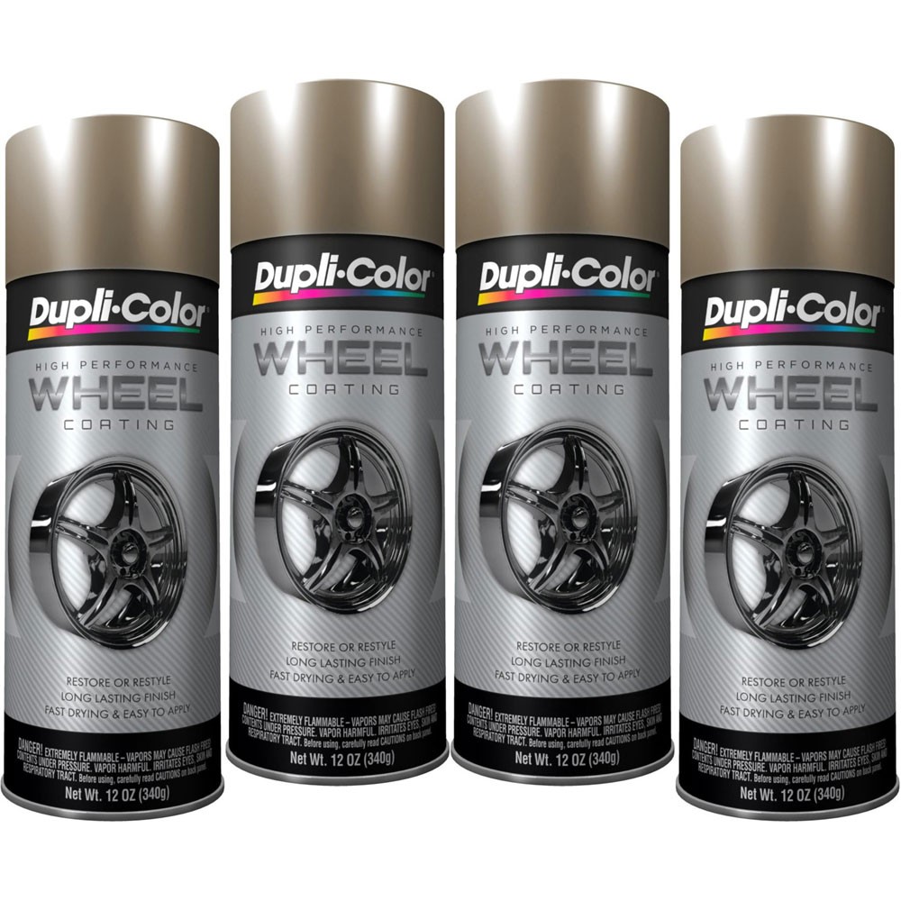Duplicolor HWP105 (4-Pack), High Performance Wheel Paint, Bronze, 12 oz Aerosol