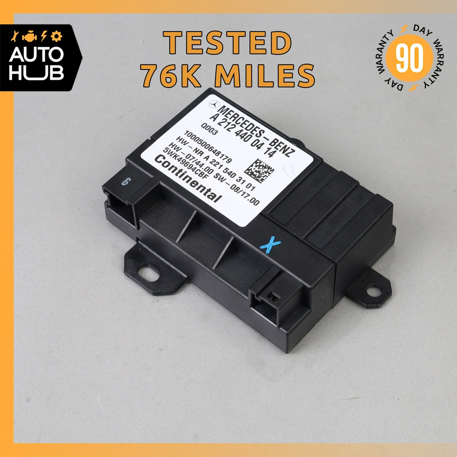 06-14 Mercedes W207 E550 GL450 E350 S550 Fuel Pump Control Module 2124400414 OEM