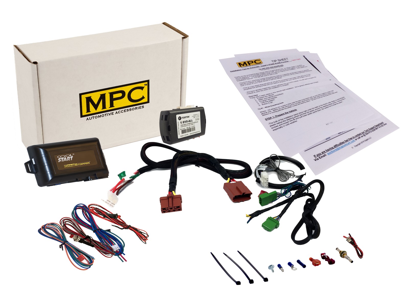 Complete Factory Remote Activated Remote Start Kit For 2009-2014 Honda Fit