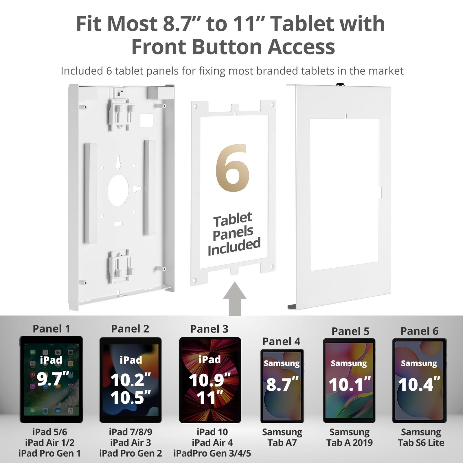 SIIG Lockable Countertop Kiosk Stand for iPad