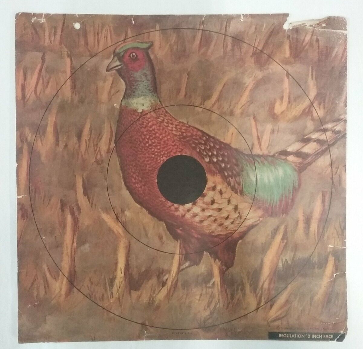 PHEASANT ARCHERY TARGET-VINTAGE-PAPER