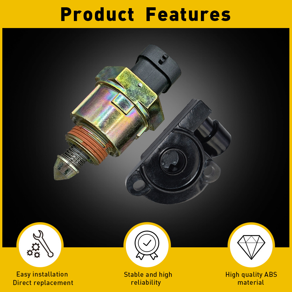 Throttle Position Sensor and Idle Air Control Valve Set For Chevy C/K 1500 2500