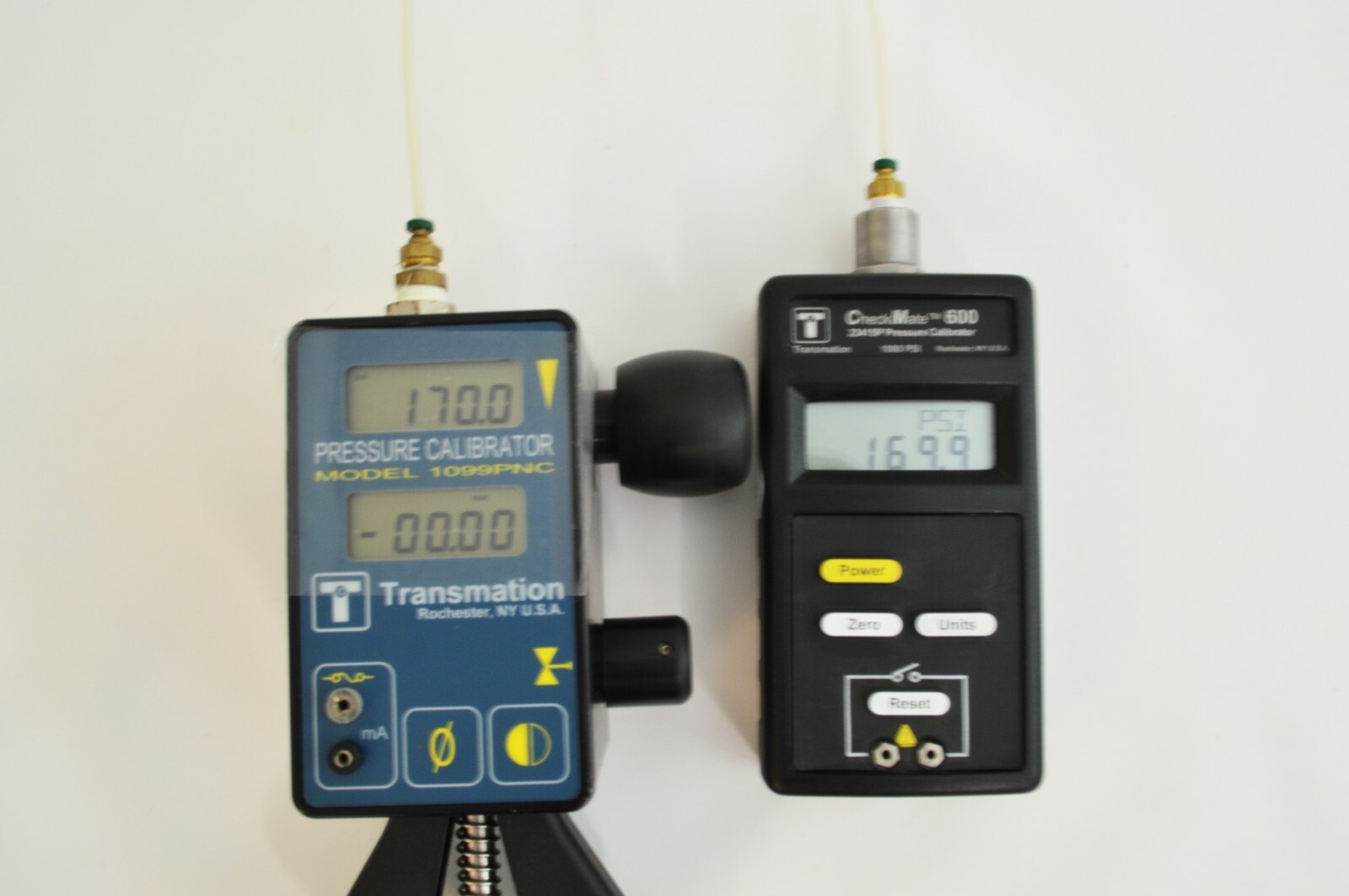 Transmation CheckMate 600 Precision Pressure Calibrator / Manometer - 1000 psi