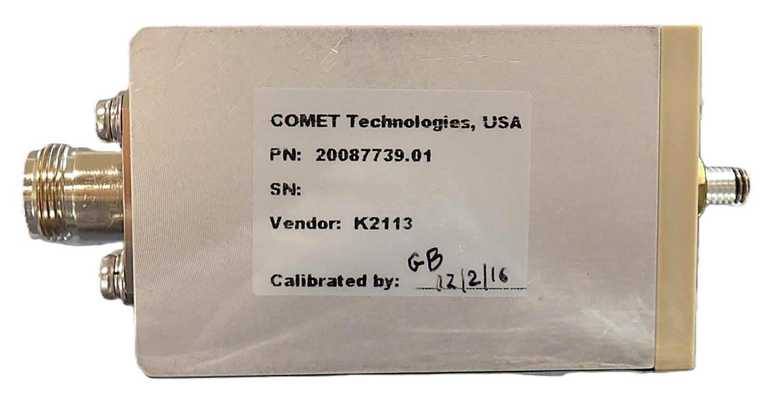 Comet 20087739.01 RF Match Phase/MAG Module 5000W @ 13.56MHz Working Surplus