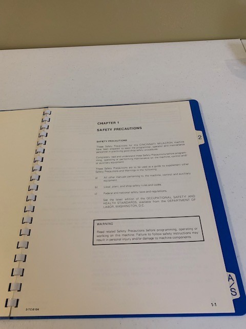 Cincinnati Milacron Supplemental Service manual DC Slide Servo Systems