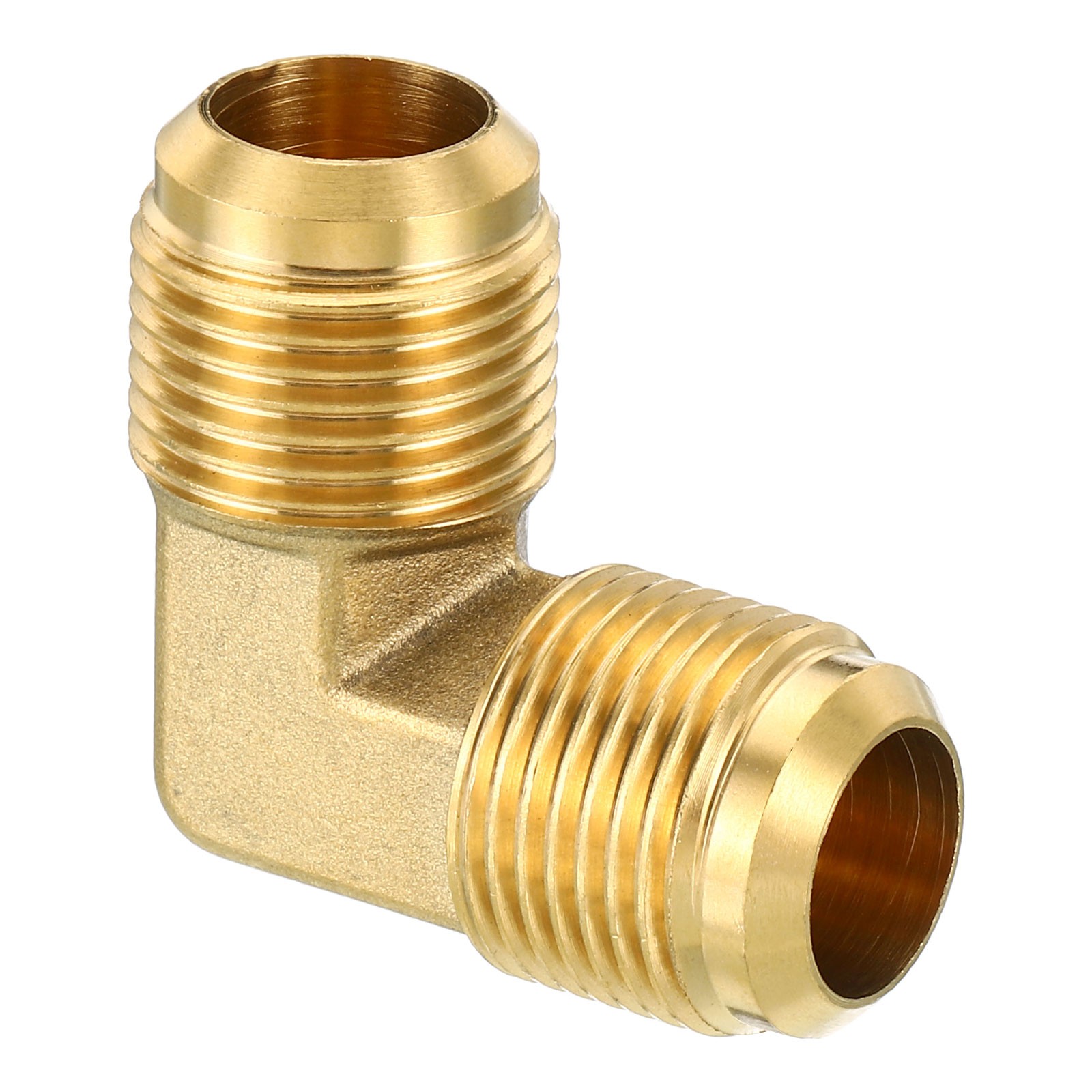 5/8" x 5/8" Brass Fitting, Flare 90 Degree Elbow Tube Fitting