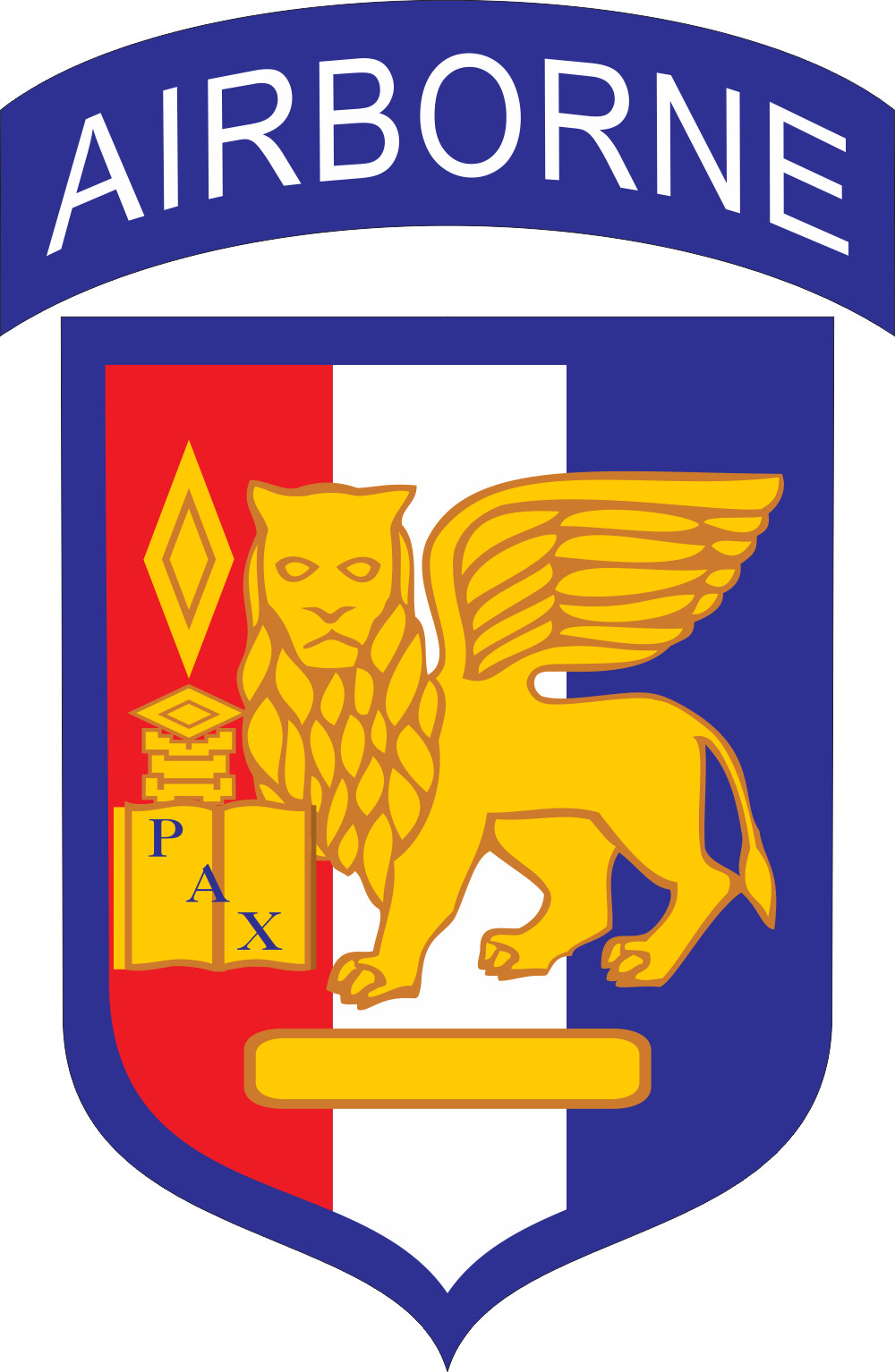 US Army Southern European Task Force Africa Decal 2.63" Wide x 4.00" Tall Decal