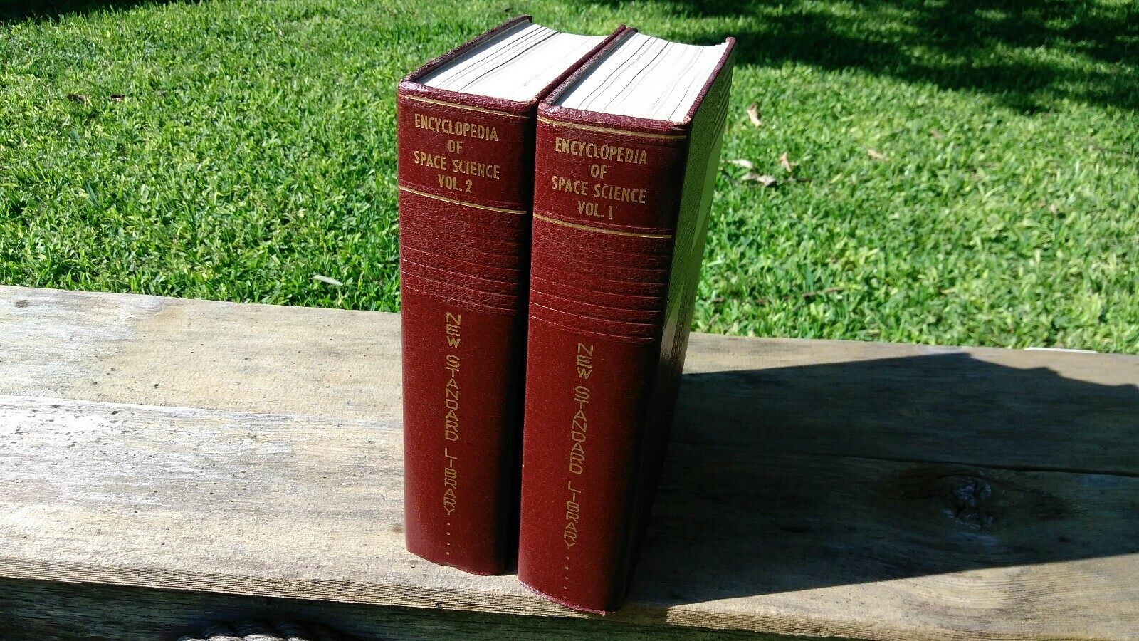 Encyclopedia of Space Science New Standard Library 1963 Illustrated Vol 1 & 2