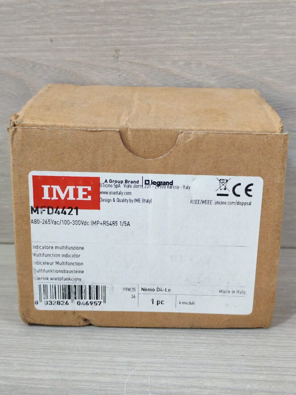 IME NEMO D4-Le MFD4421 MULTIFUNCTION W/ ENEGRY COUNT & REACTIVE