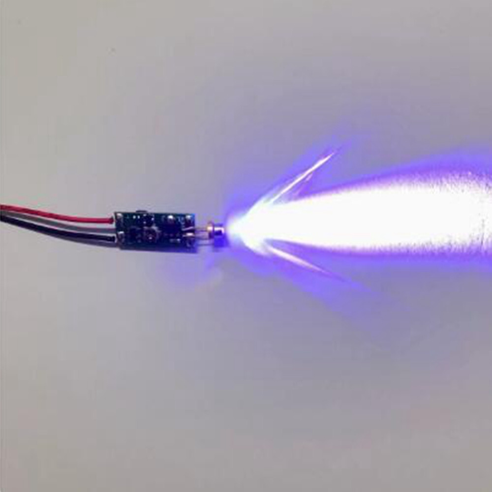 2pcs DC 3v-5v Laser Driver for 405nm 20mw-250mw Violet Laser Diode Module 9x18mm