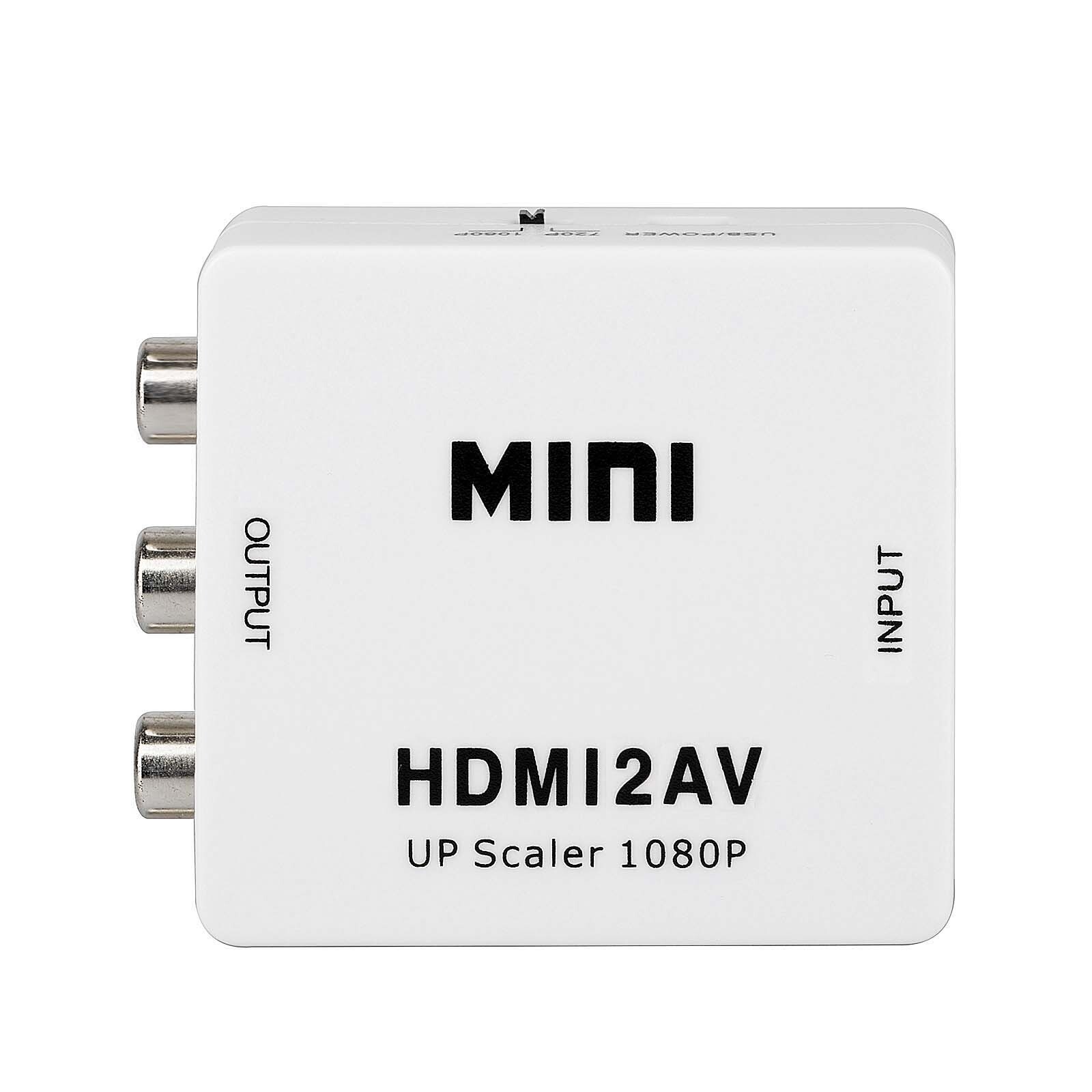 HDMI to RCA Converter 1080P Input AV Video Audio Analog Signal Output Adapter
