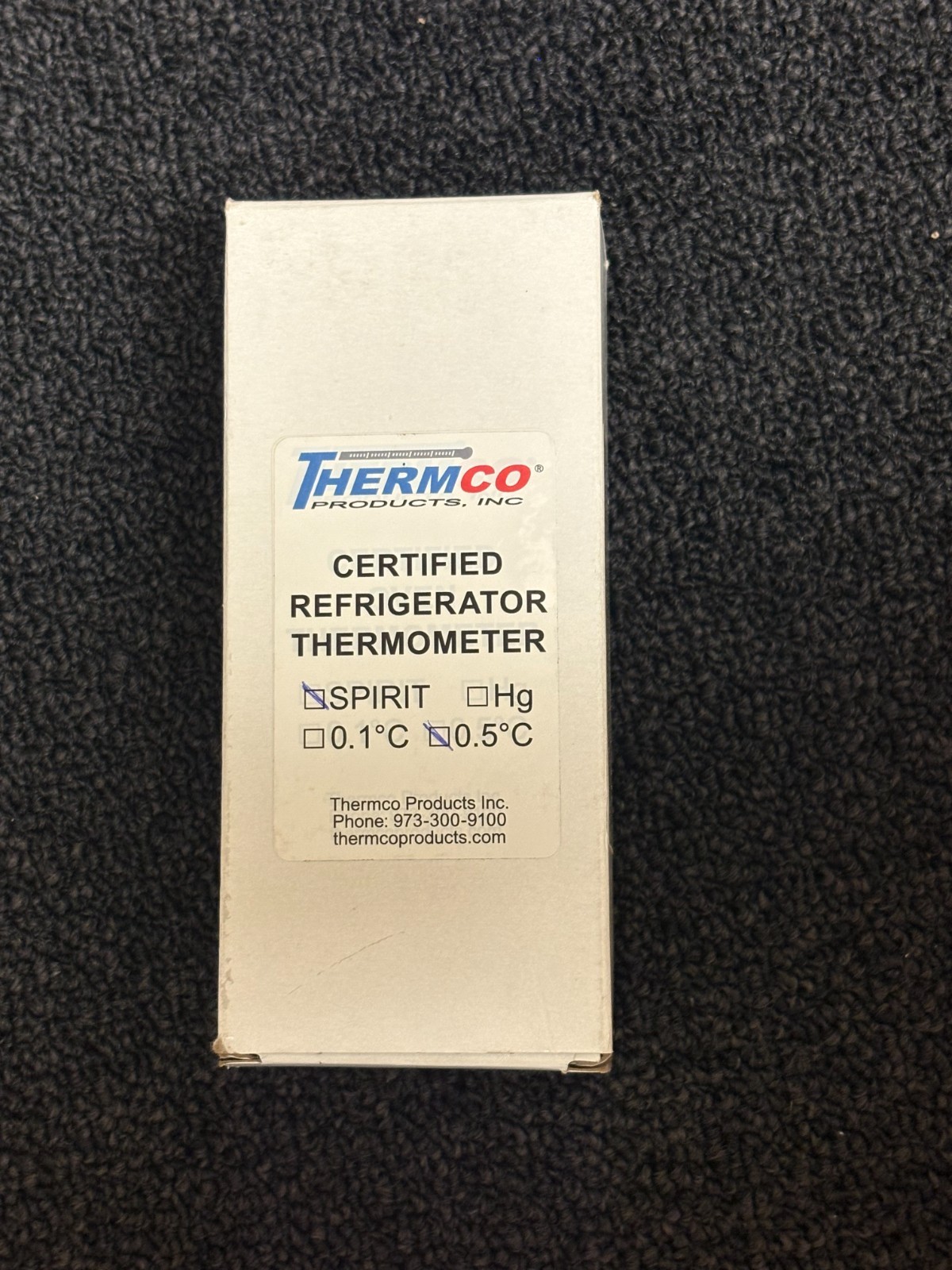 Thermco ACCF0101BLST Accu-Safe Freezer Thermometer -30 to 0°C NIS