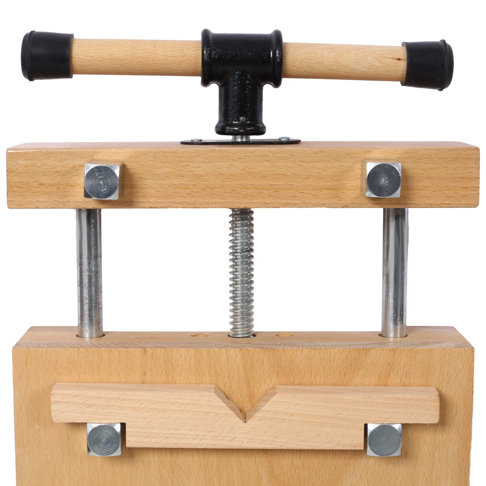 Portable Woodworking Bench Vise with Quick-Release & 2 G-Clips