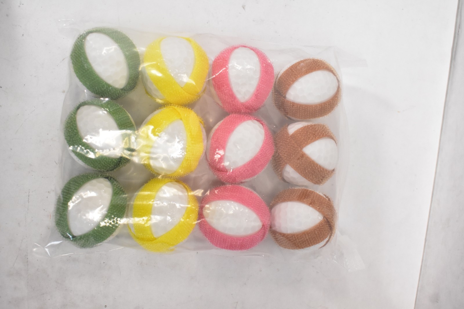 Battle Golf Battle Balls 12 Pack Assorted Pack Multicolor Hook & Loop Straps
