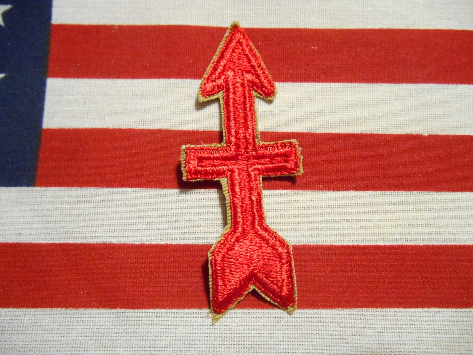 WWII 32ND INFANTRY DIVISION COLOR SSI PATCH C/E