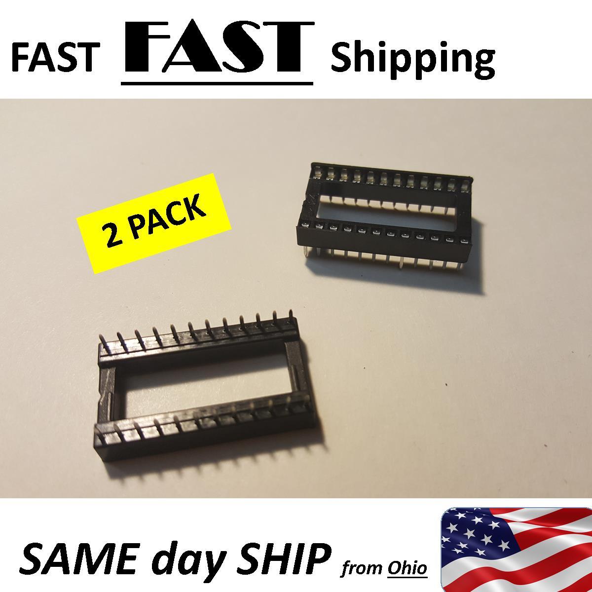 Chip Socket - 24 pin IC chip socket