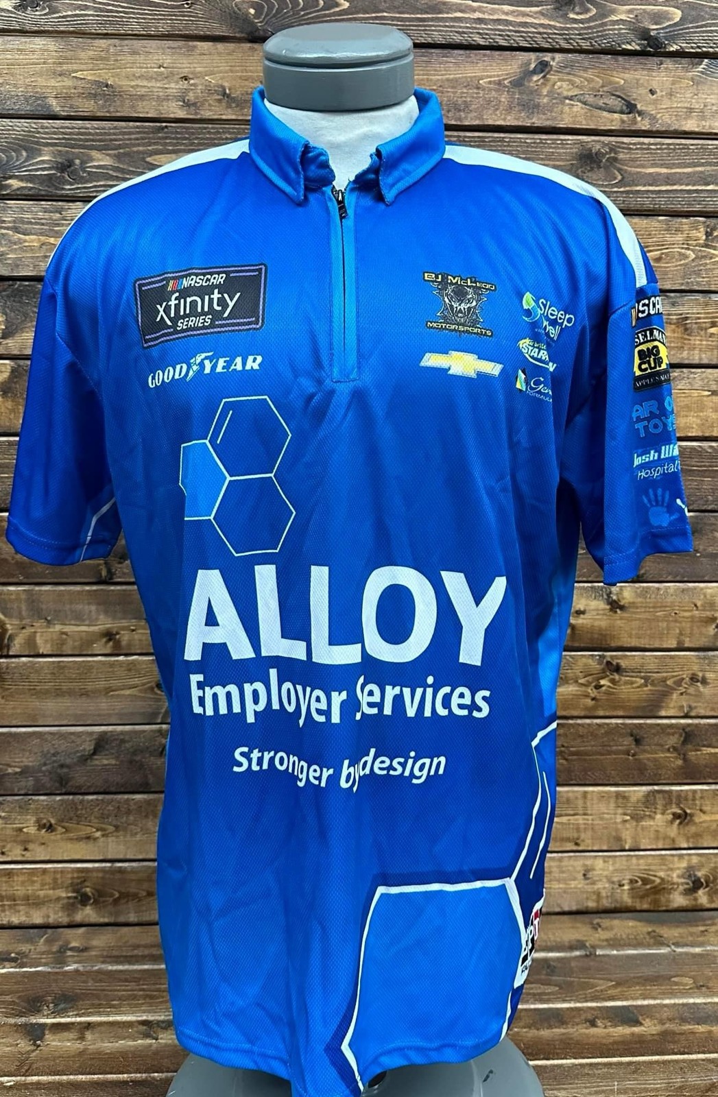 NASCAR #78 Josh Williams Alloy LiveFast Motorsports Team Issued NEW! Crew Shirt