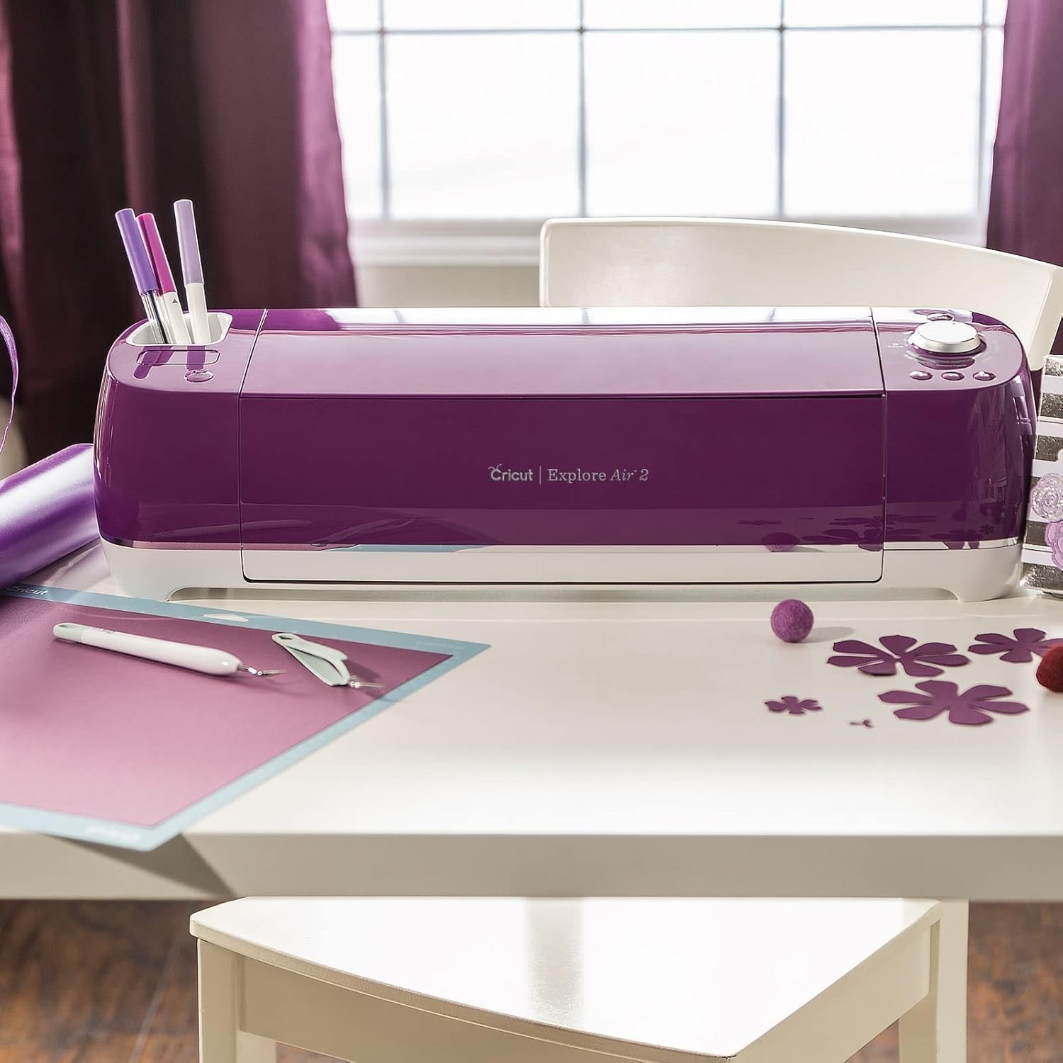 Cricut - Explore Air 2 Cutting Machine - Purple (2005422) ™