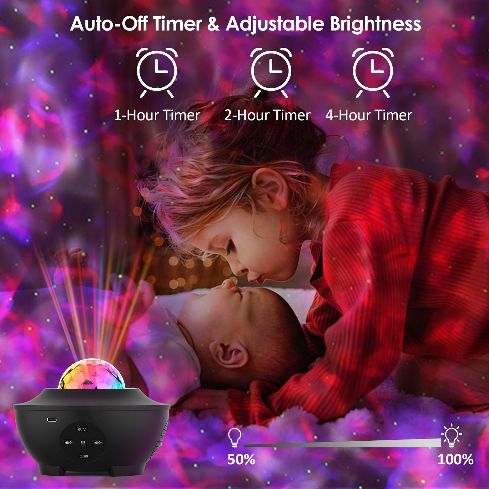 Star Projector,Galaxy Projector for Bedroom,Galaxy Night Light with Timer and...
