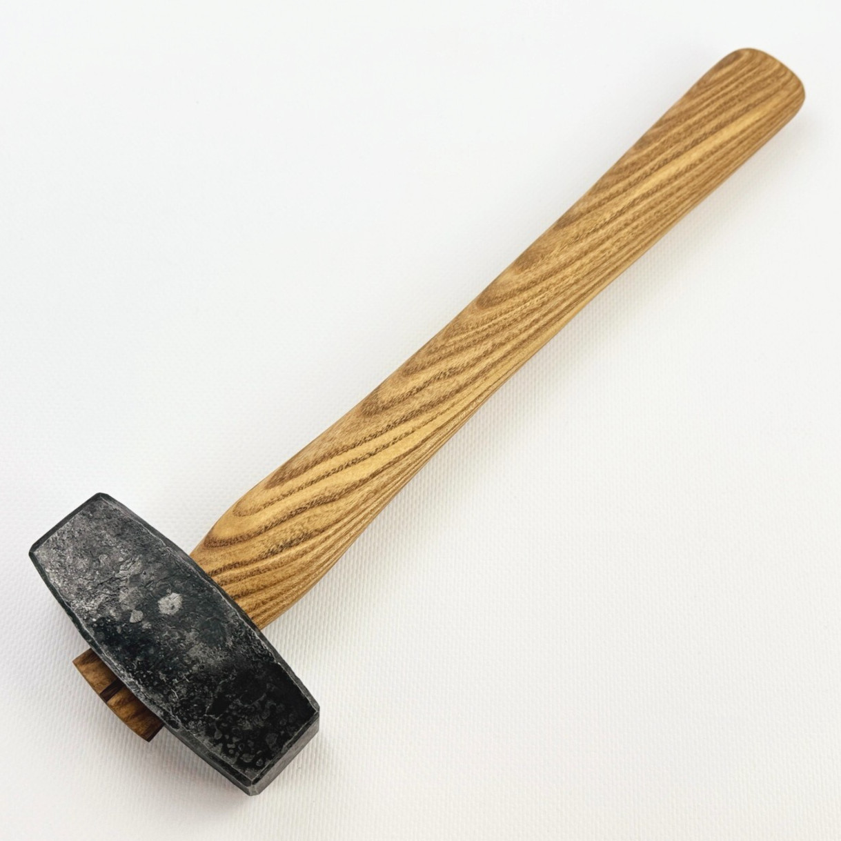 Blacksmith's Hammer – Hand-Forged 52100 Steel, Ash Handle, For Metalwork & Forge