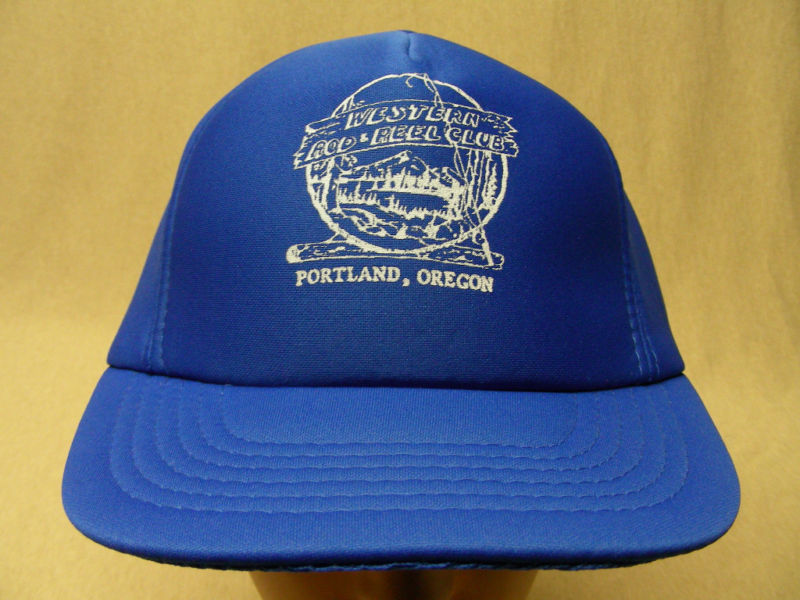 WESTERN ROD & REEL CLUB - TRUCKER STYLE M/L SIZE SNAPBACK BALL CAP HAT!