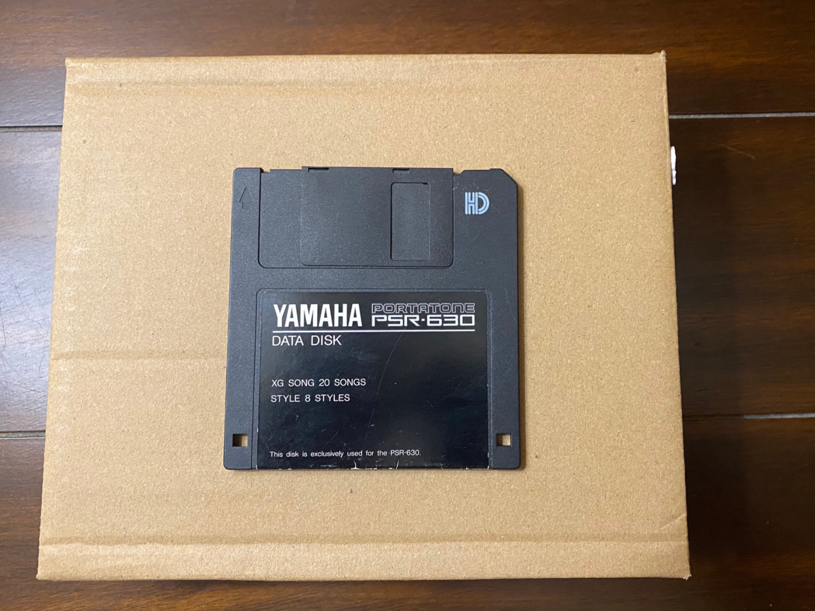 Yamaha PSR-630 Portatone Floppy Data Disk  XG Song 20 Songs 8 Styles 1997 Japan