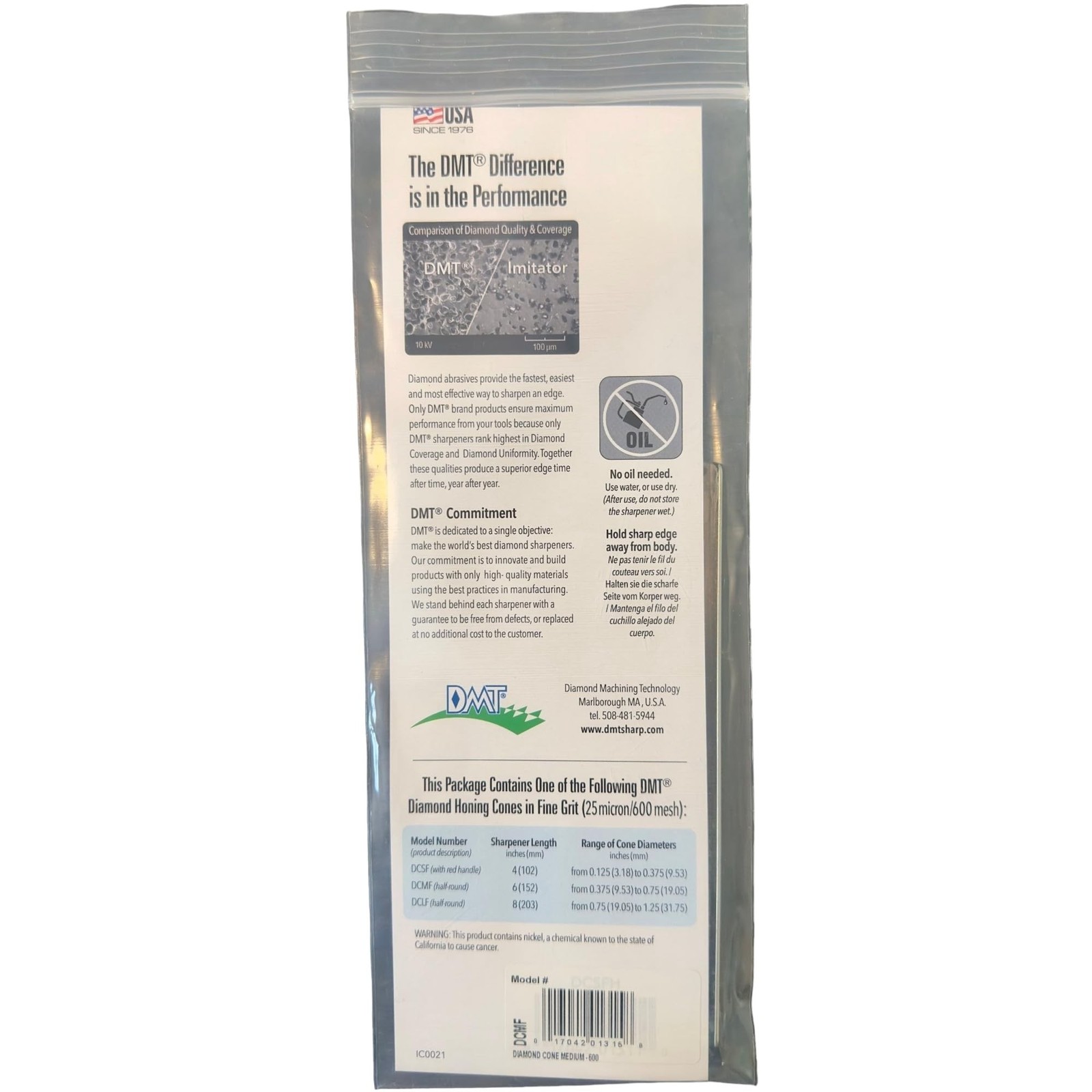 Diamond Honing Cone Medium Fine