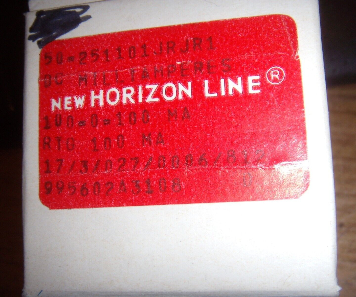 NEW    0 TO 100  DC MILLIAMPERES  #995602A3108
