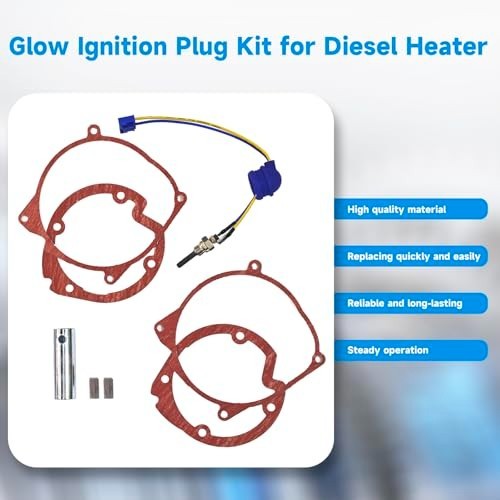 Glow Plug Repair Kit - Ceramic Replacement for 12V/24V Diesel Heaters, 10PCS